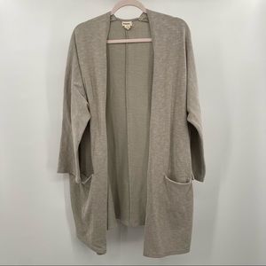 Donni one size ribbed striped oversized cardigan